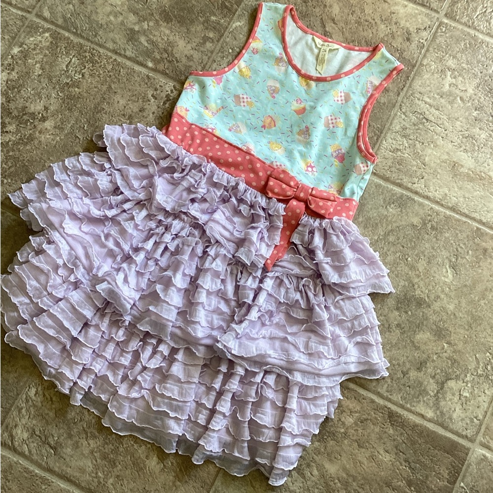 Adorable Ruffled Dress with Bow